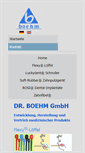 Mobile Screenshot of dr-boehm.de
